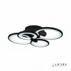 Потолочная люстра iLedex Ring A001/4 MBK                        