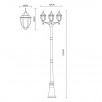 Светильник уличный Arte Lamp A3151 A3151PA-3WG                        