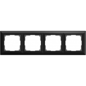 Рамка Werkel Fiore черный матовый на 4 поста WL14-Frame-04 a038844 a051027