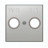 Накладка ABB Sky Нержавеющая сталь для TV-R/ SAT розетки 2CLA855010A1401 8550.1 AI