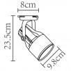 Трековый светильник Arte Lamp A6252 A6252PL-1WH                        