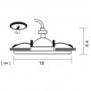 Светильник потолочный Arte Lamp A6664 A6664PL-1WH                        