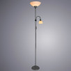 Торшер с лампой для чтения Arte Lamp duetto A9569PN-2SI                        