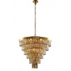 Люстра Crystal Lux ABIGAIL SP-PL15 D620 GOLD/AMBER                        