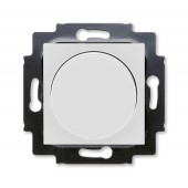 Светорегулятор ABB Levit серый / белый поворотно-нажимной 60-600 Вт R 2CHH942247A6016 3294H-A02247 16W