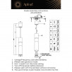 Светильник подвесной Aployt Brizhit APL.615.06.01                        