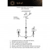 Люстра подвесная Aployt Patricia APL.716.13.08                        