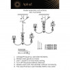 Люстра подвесная Aployt Zhaklin APL.744.03.08                        