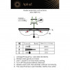 Люстра потолочная Aployt Wiga APL.758.17.12                        