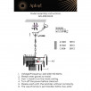 Люстра подвесная Aployt Zuzanna APL.836.03.05                        