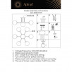 Люстра потолочная Aployt Ewka APL.906.07.07                        