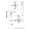 Подвесная люстра Elegant 43 ARM386-08-W                        