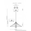 Светильник подвесной ASHANTI 1259.1                        