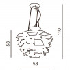 Люстра подвесная Azzardo Flower AZ0097                        