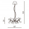 Люстра подвесная Azzardo Neurono 15 AZ0107                        