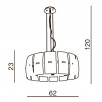 Люстра подвесная Azzardo Taurus AZ0145                        