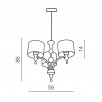 Люстра подвесная Azzardo Impress 3 AZ0498                        