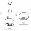 Люстра Azzardo Burn 2 pendant/top AZ0700                        