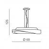 Светильник подвесной Azzardo Circulo 48 AZ0986                        