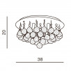 Люстра потолочная Azzardo Bolla 38 AZ1286                        