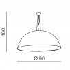 Люстра подвесная Azzardo Magma 90 new AZ1402                        