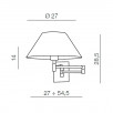 Бра Azzardo Trapezio wall AZ1542                        