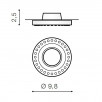 Светильник встраиваемый Azzardo Simon Round AZ1614                        