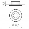 Светильник встраиваемый Azzardo Remo 1 downlight AZ1729                        