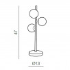 Настольная лампа Azzardo Sybilla 3 table AZ2103                        