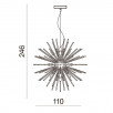 Плафон Azzardo Sirius Stick 110 AZ2117                        