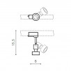 Трековый светильник Azzardo Jane track AZ2457                        