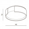 Светильник потолочный Azzardo Pavia 43 AZ2633                        