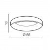 Светильник потолочный Azzardo Sovana Top 55 CCT AZ2726                        