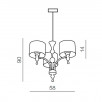Подвесная люстра Azzardo Impress 3 AZ2900                        