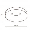 Накладной светильник  Azzardo Ring LED AZ2947                        