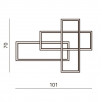 Бра Azzardo Quadratus Wall dimm AZ2993                        