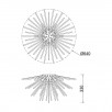 Потолочная люстра Zumaline URCHIN C0491-06B-F7DY                        