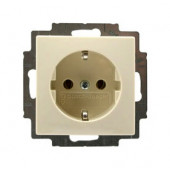 Розетка ABB Basic 55 слоновая кость SCHUKO 16А 250В 2CKA002011A3857 20 EUC-92-507