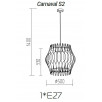 Подвесной светильник TopDecor Carnaval S2 01 02/gold                        