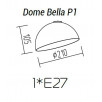 Подвесной светильник TopDecor Dome Bella P1 09                        