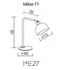 Настольный светильник TopDecor Hilton T1 12                        