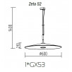 Подвесной светильник TopDecor Zeta S2 10                        