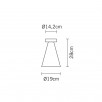 Потолочный светильник Fabbian Kone D66E0115                        