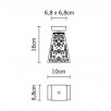 Потолочный светильник Fabbian Vicky D69E0100                        