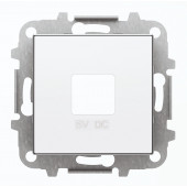Накладка ABB Sky белый для зарядного устройства USB механизмов 8185 2CLA858500A1101 8585 BL