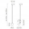 Подвесной светильник Fabbian Tube D84A0101                        