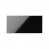 Заглушка узкая черный глянец Simon 100, 10000800-138