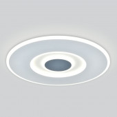 Потолочный светодиодный светильник с ПДУ Eurosvet 90219/1 белый/ серый
