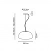 Подвесной светильник Fabbian Lumi Poga F07A1301                        