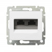 Розетка компьютерная Legrand Valena Белый (RJ45) 2-ая 5 кат UTP 774231